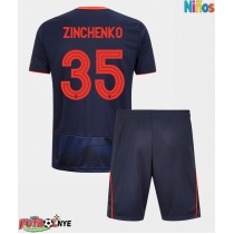 Camiseta Nottingham Forest Oleksandr Zinchenko #35 Tercera Equipación para niños 2025-26 manga corta (+ pantalones cortos)